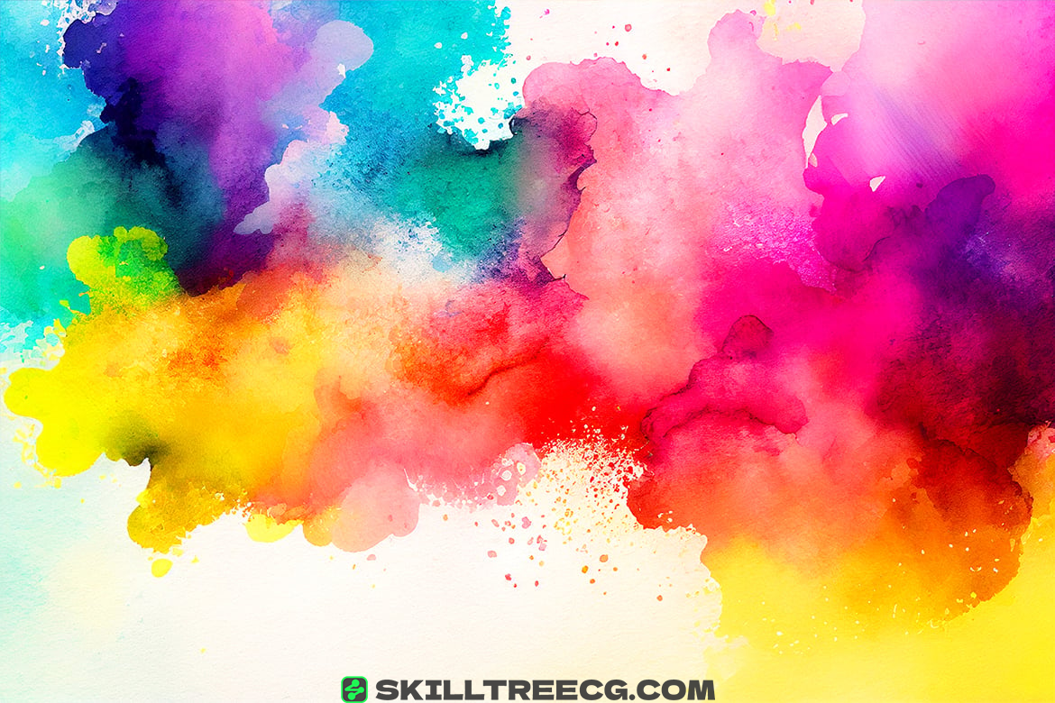 图片[8]-Colorful Watercolor Texture Backgrounds（836176）-技能树